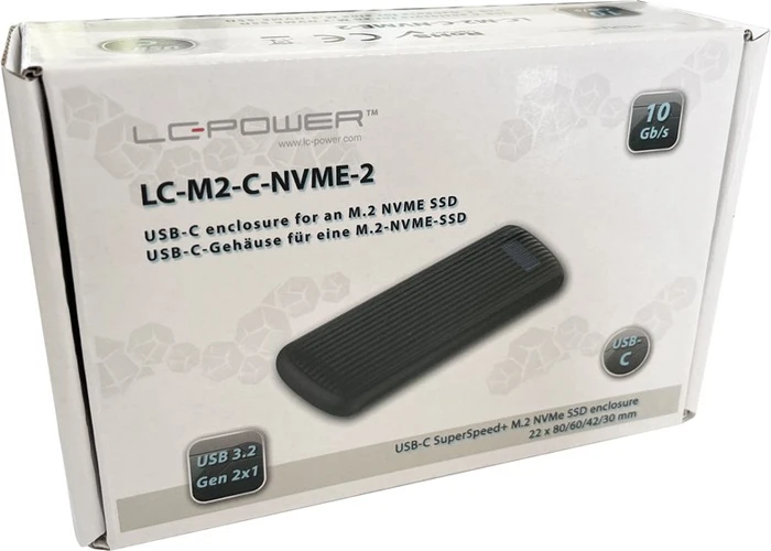 LC-Power LC-M2-C-NVME-2, USB-C 3.1
