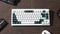 Keychron Q1 HE, Shell White, 75%, PBT, LEDs RGB, Gateron 2.0 Magnetic Nebula, USB/Bluetooth, US Vorschaubild