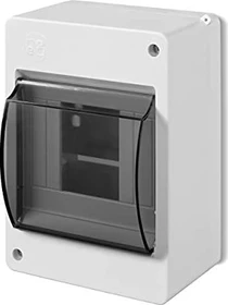 Elektro Plast Hölter Aufputz Kleinverteiler Verteilerkasten Sicherungskasten mit Hutschiene IP30