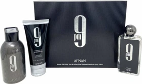 Afnan 9 PM EdP 100ml + Deo Spray 150ml + Duschgel 150ml Duftset