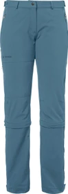Vaude Farley Stretch Capri T-Zip II Zip-Off Hose lang blaugrau (Damen)
