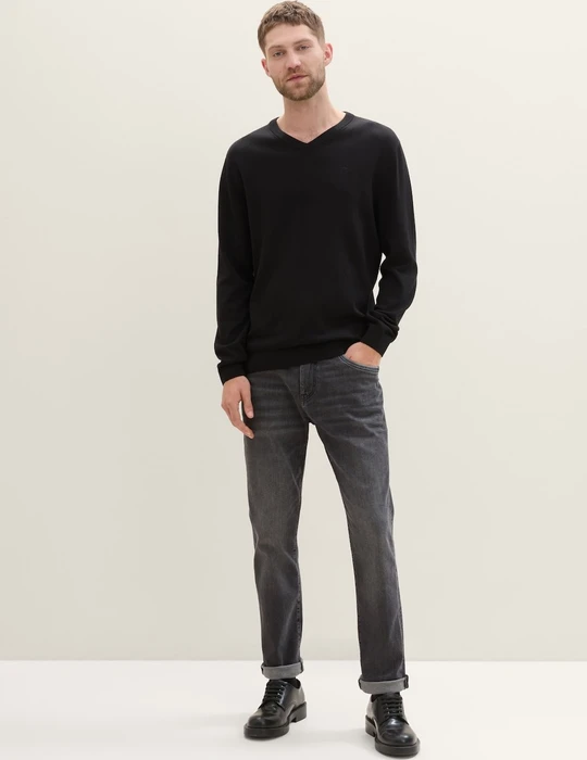 Tom Tailor Josh Regular Slim Jeans Jeans grey denim (Herren)