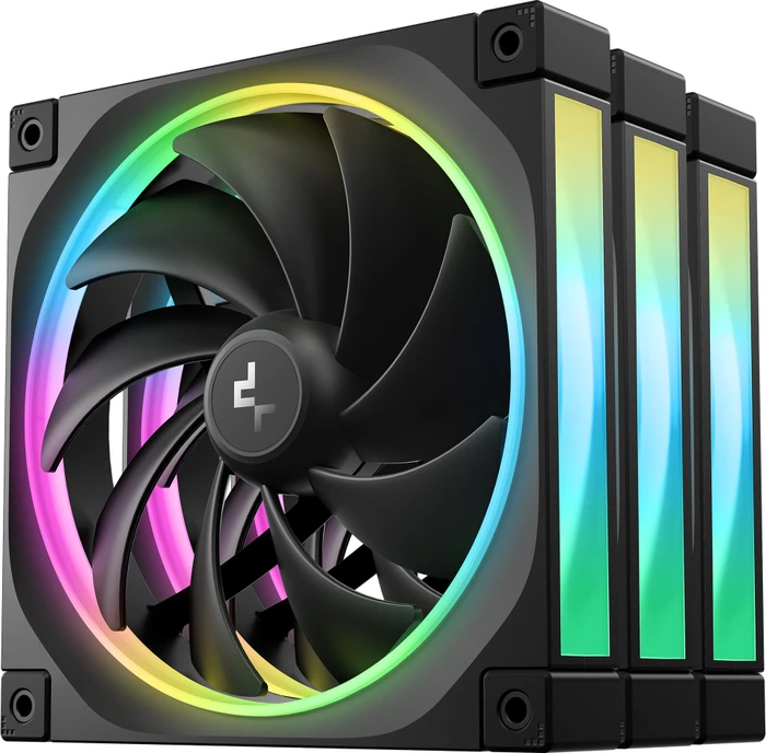 DeepCool FL14, schwarz, 140mm, 3er-Pack