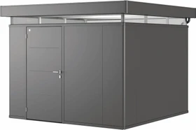 Biohort CasaNova 3x3 Gerätehaus Türanschlag links dunkelgrau-metallic