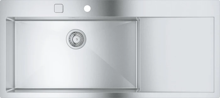 Grohe K1000 80-S 116/52 1.0 lh Einbau Becken links edelstahl