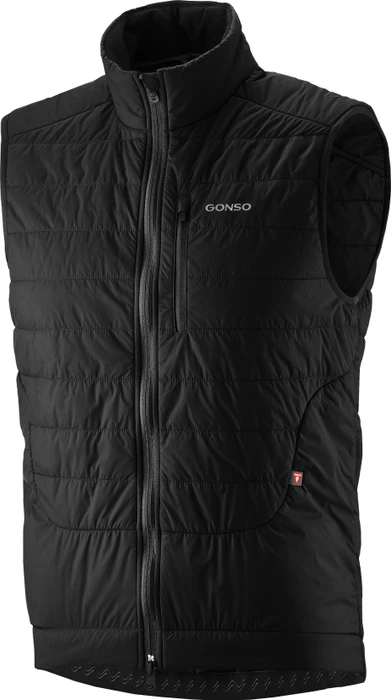 Gonso Taccone Primaloft Fahrradweste schwarz (Herren)