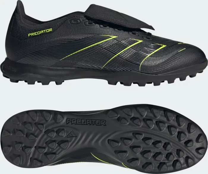 adidas Predator League Fold-Over Tongue TF core black/carbon/lucid lemon