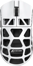 Attack Shark R3 Wireless Gaming Mouse weiß, USB/Bluetooth
