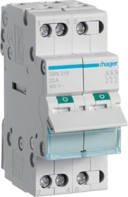 Hager Ausschalter 16A 3 Schließer 400V AC 2PLE
