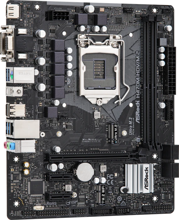 ASRock H470M-HDV/M.2 (Intel 1200)