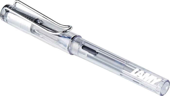 Lamy safari vista transparent, rechte Hand, mittel