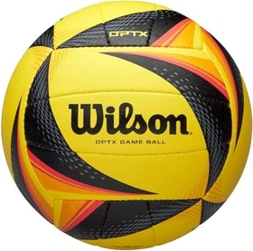 Wilson OPTX FIVB Game Volleyball schwarz/gelb