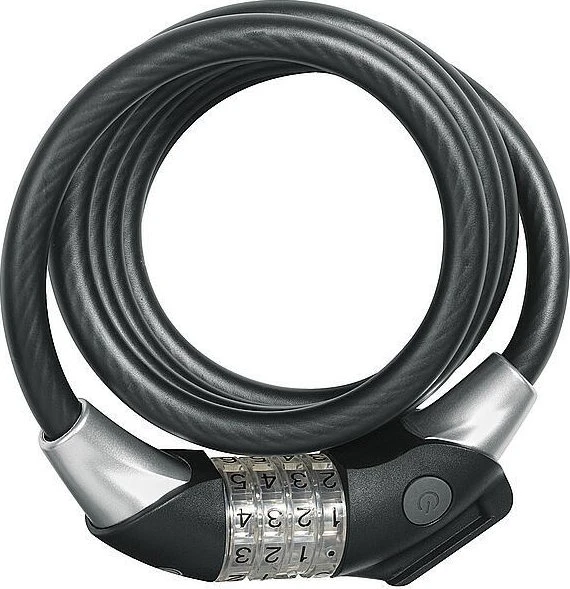 ABUS Raydo Pro 1450/185 TexKF Spiralkabelschloss, Zahlenkombination (59214)
