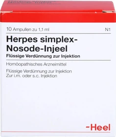 Heel Herpes Simplex Nosode Injeel Ampullen, 10 Stück