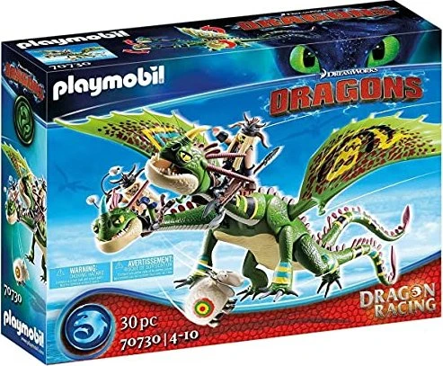 playmobil Dragons Dragon Racing: Raffnuss und Taffnuss mit Kotz und Würg
