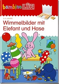 bambino LÜK Wahrnehmung und Konzentration Wimmelbilder mit Elefant und Hase