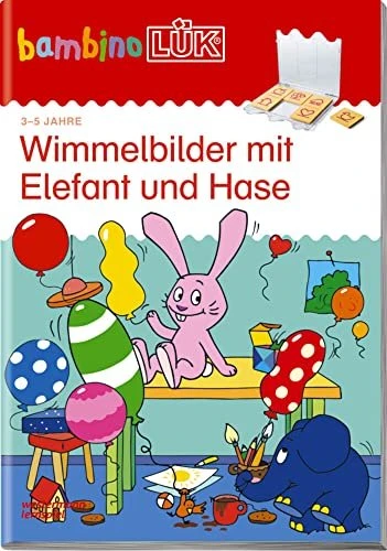 bambino LÜK Wahrnehmung und Konzentration Wimmelbilder mit Elefant und Hase