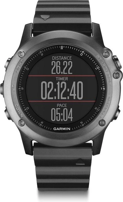 Garmin Fenix 3 Sapphire grau mit Metallarmband