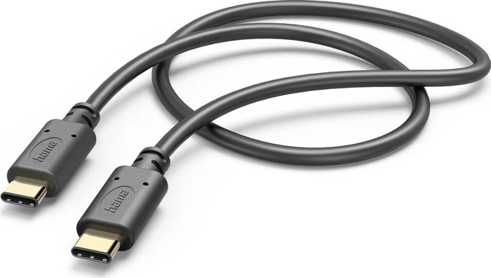 Hama Ladekabel USB-C/USB-C 1m schwarz