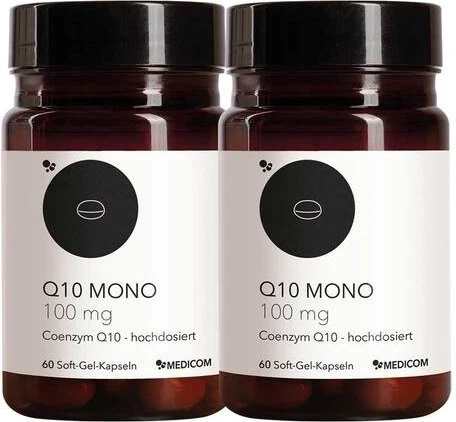 Medicom Q10 Mono 100mg Weichkapseln, 120 Stück (2x 60 Stück)