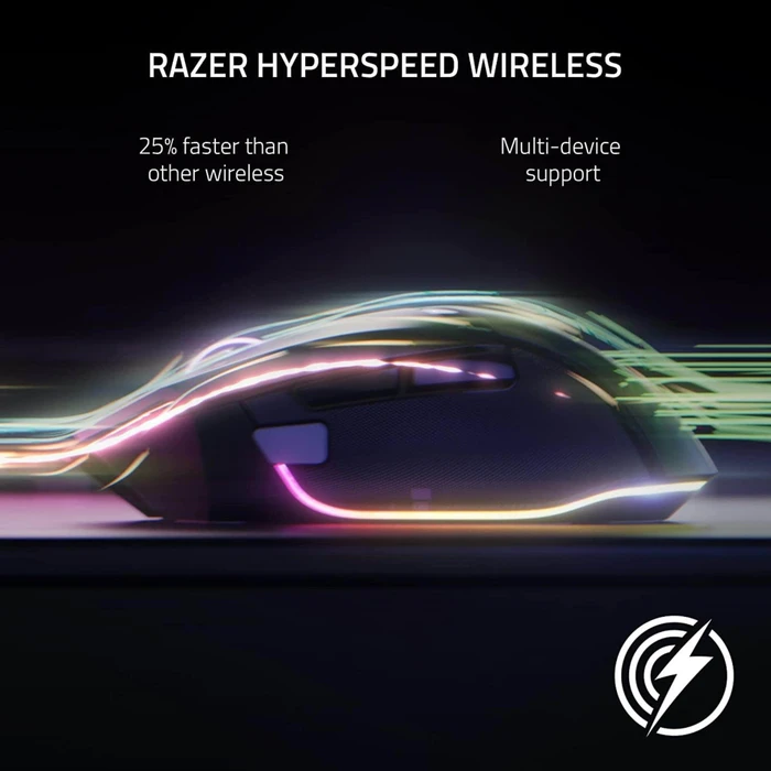 Razer Basilisk V3 Pro Mercury White, USB/Bluetooth