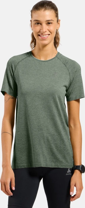Odlo Essentials Seamless Funktionsshirt kurzarm shadow melange (Damen)