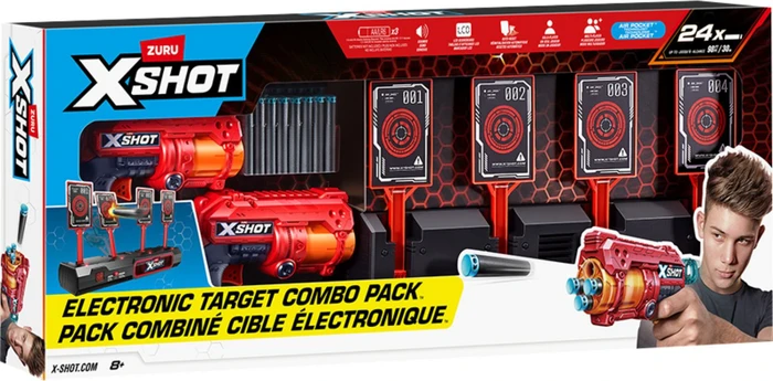 Zuru X-Shot Interaktive Zielscheibe & Fury 4