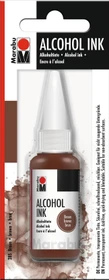Marabu Alcohol Ink Malfarbe, braun, 20ml