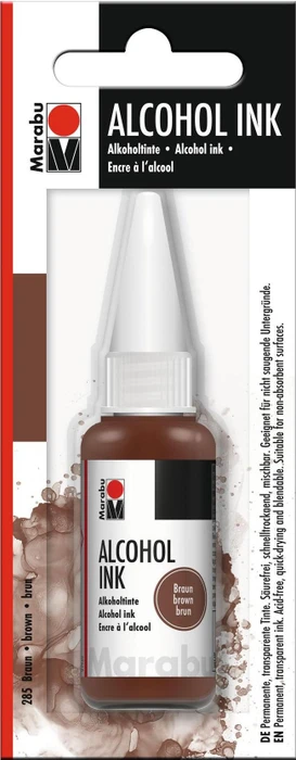 Marabu Alcohol Ink Malfarbe, braun, 20ml
