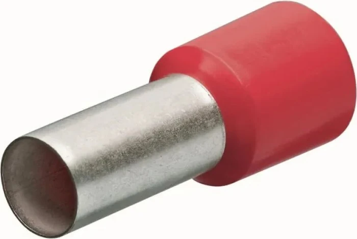 Knipex Aderendhülsen mit Kunststoffkragen 10mm² rot 100 Stück