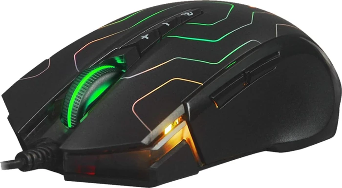 A4Tech X89 Oscar Neon Gaming Mouse, Maze schwarz, USB