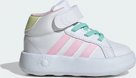 adidas Grand Court Mid cloud white/clear pink/ice yellow (Junior)