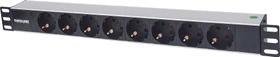 Intellinet 19" Steckdosenleiste, 1HE, 8-fach, 250V, 1.8m