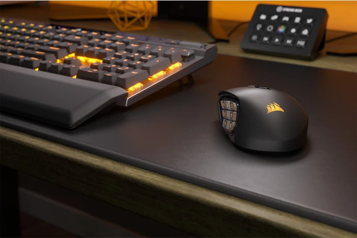 Corsair Scimitar Elite Wireless, schwarz, USB/Bluetooth