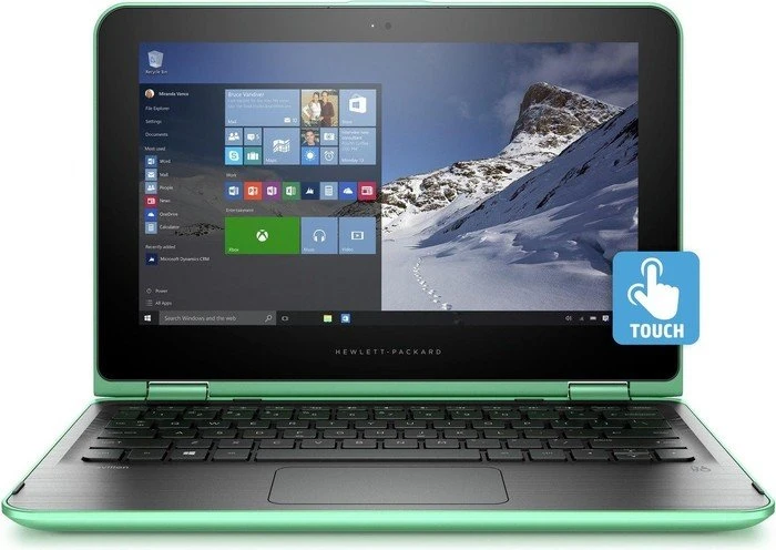 HP Pavilion x360 11-k100ng, grün, Pentium N3700, 4GB RAM, 500GB HDD, DE