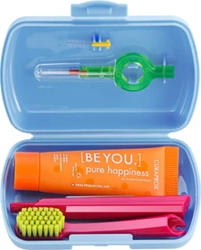 Curaden Curaprox CS5460 Travel Pflegeset blau