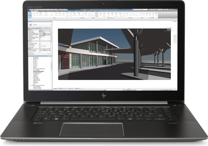 HP ZBook Studio G4, Core i7-7700HQ, 8GB RAM, 256GB SSD, Quadro M1200, PL