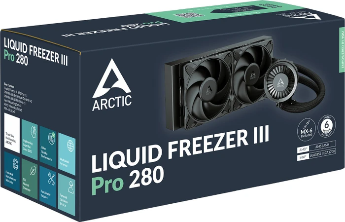 ARCTIC Liquid Freezer III Pro 280, schwarz