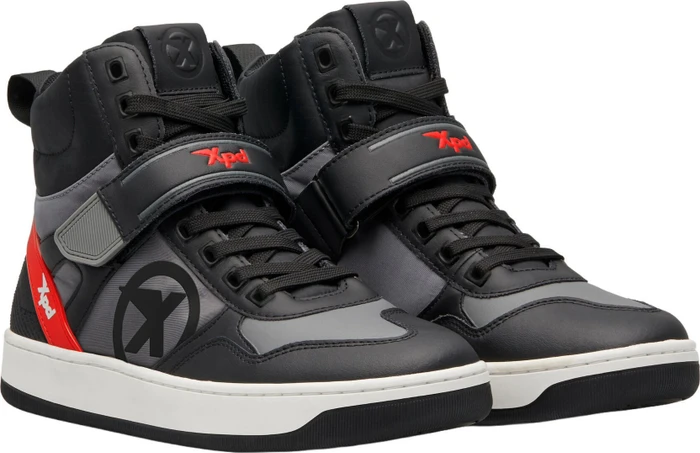 XPD Boots Moto Pro schwarz/grau/rot