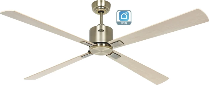 CasaFan Eco Neo III 152 BMA-AH/BU WiFi Deckenventilator ahorn/buche/messing