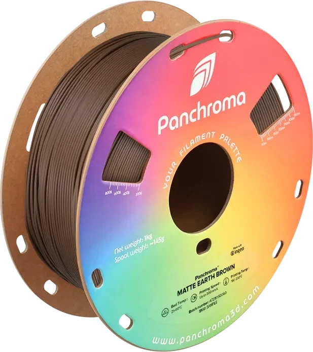 Polymaker Panchroma PLA matt, Earth Brown, Spule, 1.75mm, 1.00kg