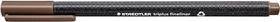 Staedtler triplus fineliner 334 0.3mm tabakbraun, 10er-Pack