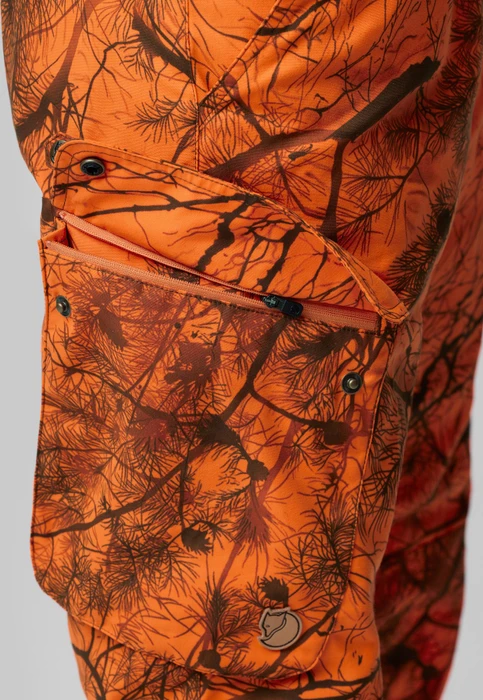 Fjällräven Brenner Pro Winter Hose lang orange multi camo (Herren)