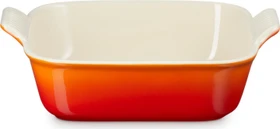 Le Creuset Auflaufform Tradition quadratisch 23cm 2.8l ofenrot