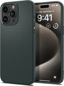 Spigen Liquid Air für Apple iPhone 15 Pro Max Abyss Green