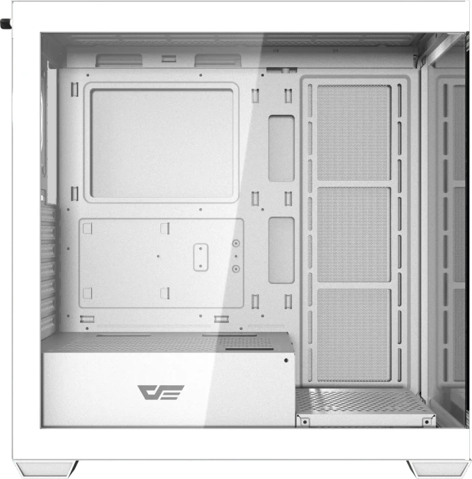 DarkFlash DS900W White, Glasfenster