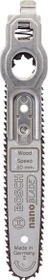 Bosch DIY nanoBLADE Mikro Wood Speed 50 Schwertsägeblatt, 1 Stück