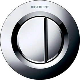 Geberit Typ 01 Fernbetätigung pneumatisch, für 2-Mengen-Spülung, UP-Drücker, glanzverchromt
