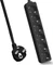 Helos CLASSIC Steckdosenleiste, 6-fach, 1.5m, schwarz Vorschaubild