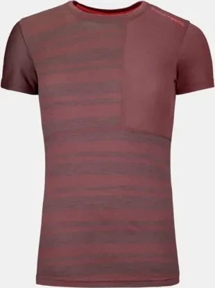 Ortovox 185 Rock'N'Wool Funktionsshirt kurzarm mountain rose (Damen)